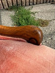 Pair Victorian walnut parlour chairs - Photo 8