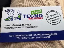 Cours de conduite