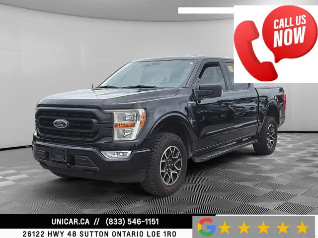 2021 Ford F-150 Sport XLT  / 5.0L V8 / 4WD / SuperCrew /5.5’ Box