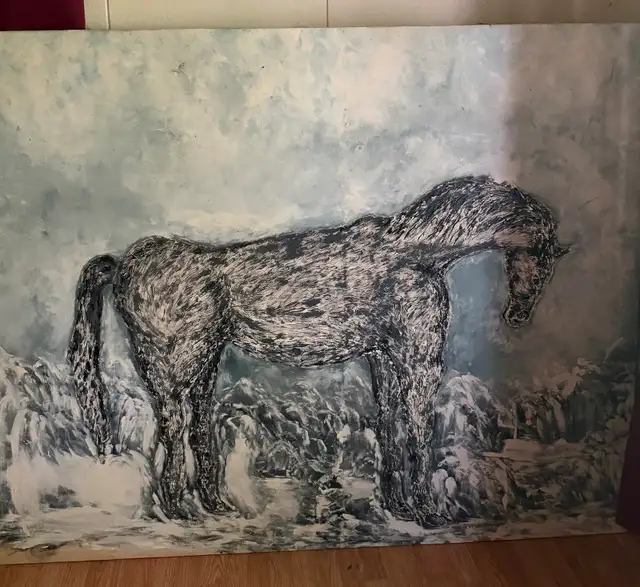 Hand painted acrylic painting