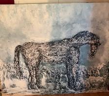 Hand painted acrylic painting - Photo 2