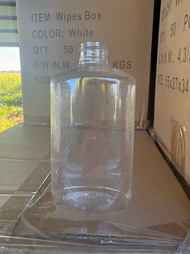 Free 8oz Axium Clear Plastic Bottles For Cleaning