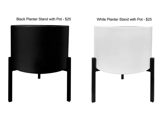 PLANTER STAND WITH POT - FOR SALE $25 EACH
