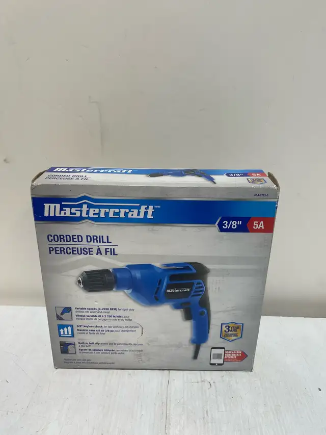 Mastercraft Corded Drill