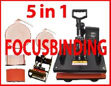 New Upgrade 5in1 Transfer Heat Press Mug Plate Tshirts Hats