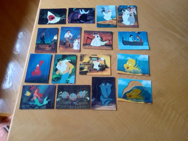 Carte Walt Disney 1991 La Petie Sirène SÉRIE COMPLETE 150926-783