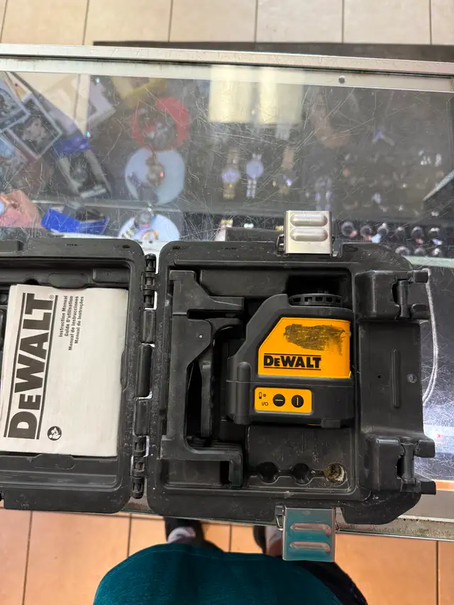 DEWALT 50/165 ft. Red Self-Leveling Cross Line Laser Level