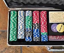 Poker chip set with case - Photo 3