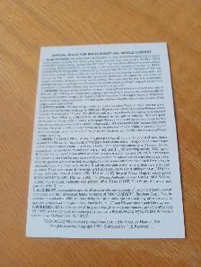 Carte Rock Cards Vintage ProSet Concours Concert 92 (150926-7 77 - Photo 2