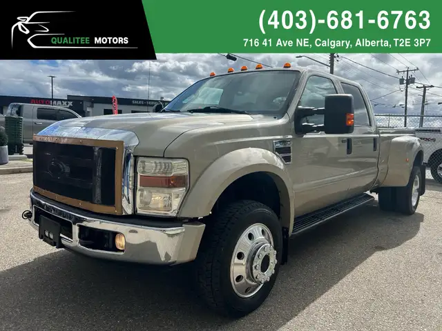2008 Ford Super Duty F-450 DRW 4X4 DUALLY Crew Cab 172'LARIAT 6.
