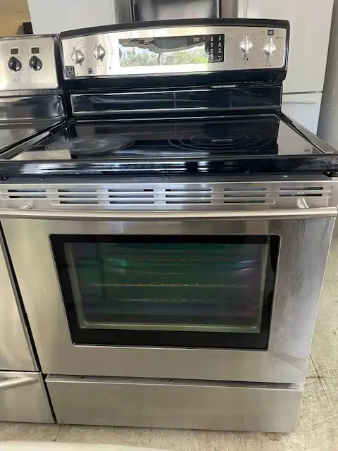 Cuisinière inox vitrocéramique convection Jenn Air