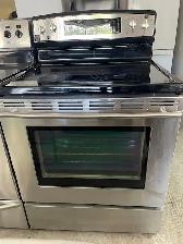 Cuisinière inox vitrocéramique convection Jenn Air