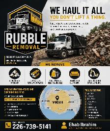 Rubble removal