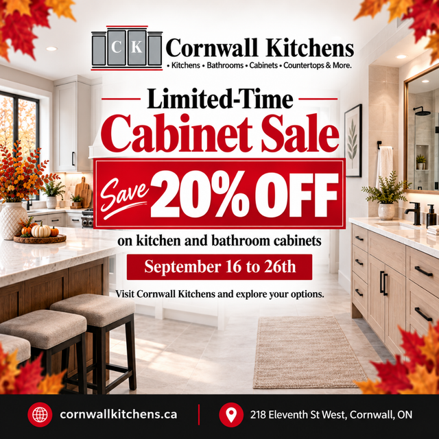 20% Off Kitchen & Bathroom Cabinets | Cornwall Kitchens