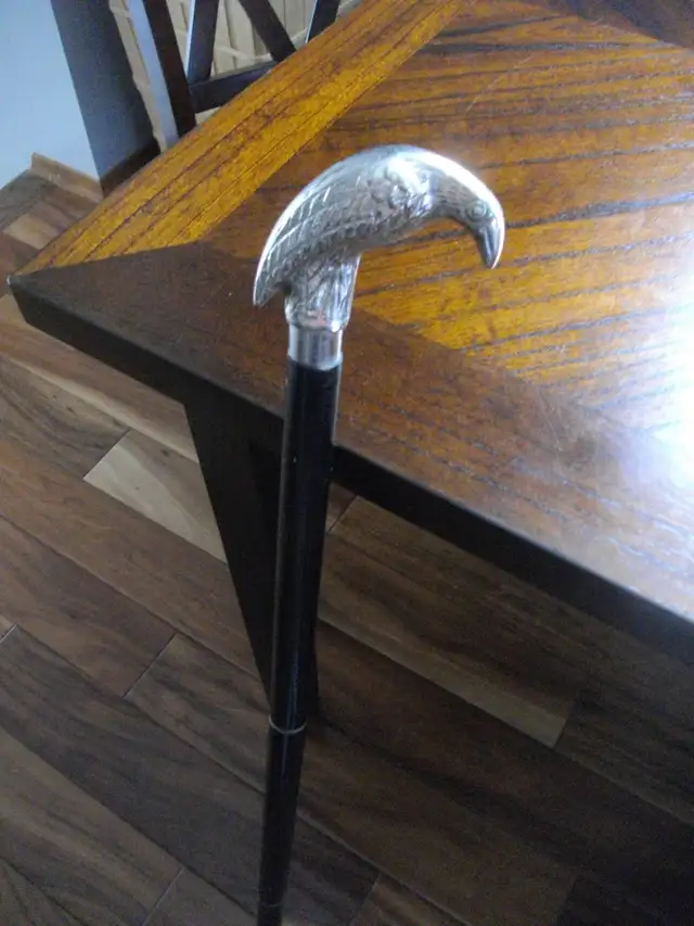 BIRD HEAD WALKING STICK