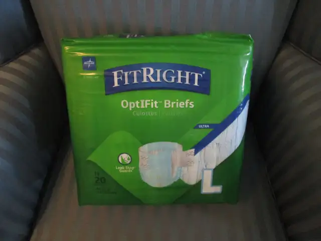 FREE - FITRIGHT OPTIFIT BRIEFS – SIZE LARGE