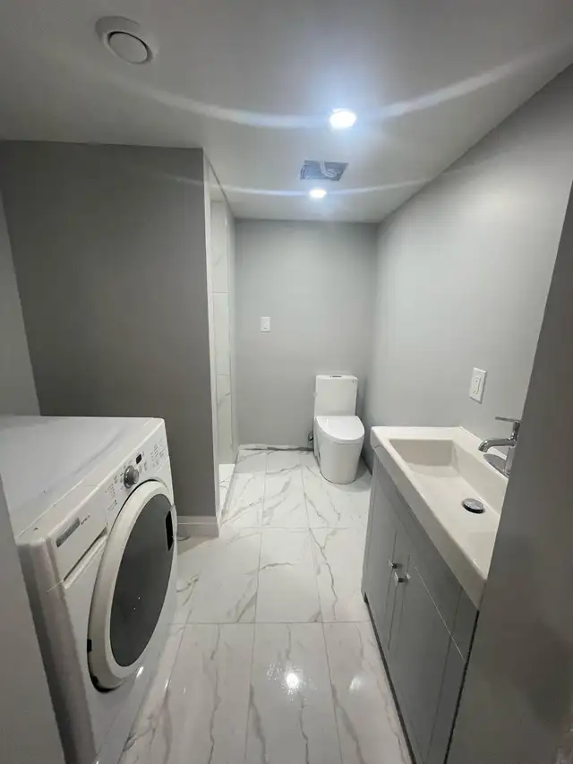 2 bed room 2 washroom basement unit