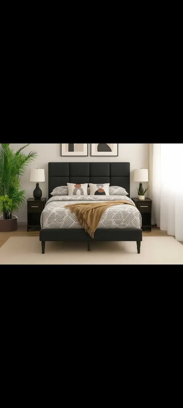 Deal - queen bed  platform bed bed bed frame