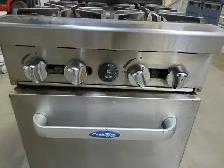 CookRite by Atosa AGR-4B 24' 4 Burner Heavy Duty Gas Range Oven - Photo 5