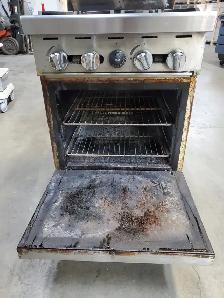 CookRite by Atosa AGR-4B 24' 4 Burner Heavy Duty Gas Range Oven - Photo 6