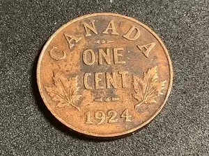 WANTED  1924  1925 AND 1923 CANADA PENNIES