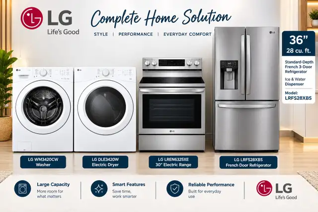 LG Appliance Package – 4 Pieces