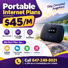Portable WiFi Plans Starting at $45