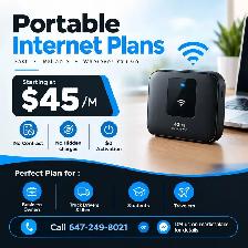 Portable Internet Starting at $45/Month – No Contract