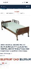 ELECTRIC ADJUSTABLE BED WITH BEDDING