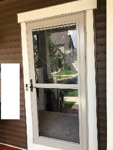 SElling STORM screen doors  setting up, installs and fixing.