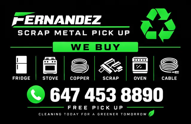Scrap metal pick up