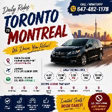 Montreal Toronto Rideshare Daily Rides | Rideshare GTA | Parcel - Photo 2
