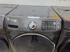 Samsung 27' Black Stainless Steel Front-Load Stackable Washer - Photo 2