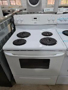 Kenmore 30' White Freestanding Electric Coil Top Stove Oven