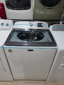 Newer Model Maytag 27' White Top-Load Washer & Front-Load Dryer - Photo 2