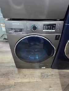 Samsung 24' Grey Front-Load Stackable Washer & Electric Dryer - Photo 2