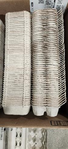 Dozen Size Egg Cartons in New Condition - $50 per 100 Pulp 12s - Photo 2