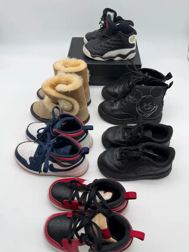 Kids Shoes & Boots Lot - Jordan, Nike, Zara Disney, Garneau