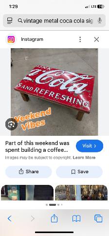 Coca-cola signs 1950, approx. 36" x 48" , - Photo 8
