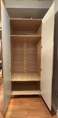 5 multi-door wooden wardrobe - Photo 7
