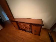 Free delivery used antique Vintage Mid-Century Wood Dresser - Photo 7