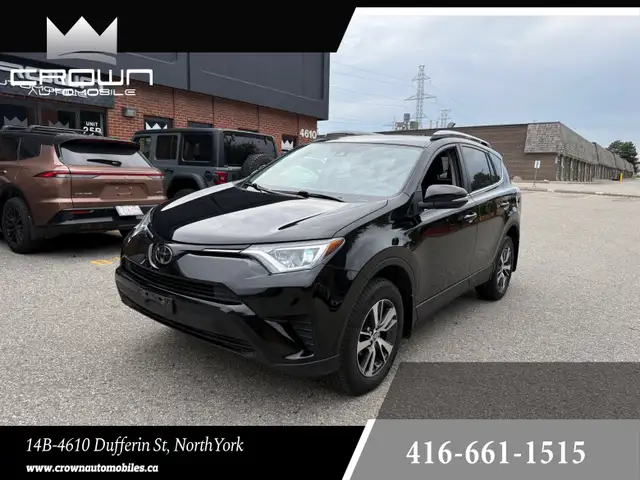 2018 Toyota RAV4 AWD LE, ONE OWNER