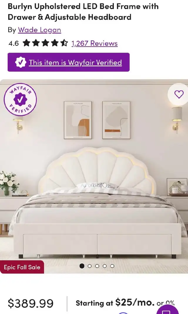 Bed for sale!
