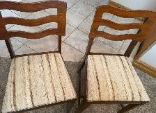 VINTAGE Walnut 6-piece Dining Set with China Cabinet - Photo 3