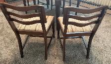 VINTAGE Walnut 6-piece Dining Set with China Cabinet - Photo 4