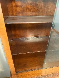 VINTAGE Walnut 6-piece Dining Set with China Cabinet - Photo 8