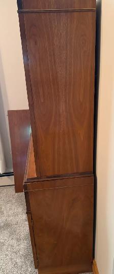 VINTAGE Walnut 6-piece Dining Set with China Cabinet - Photo 10