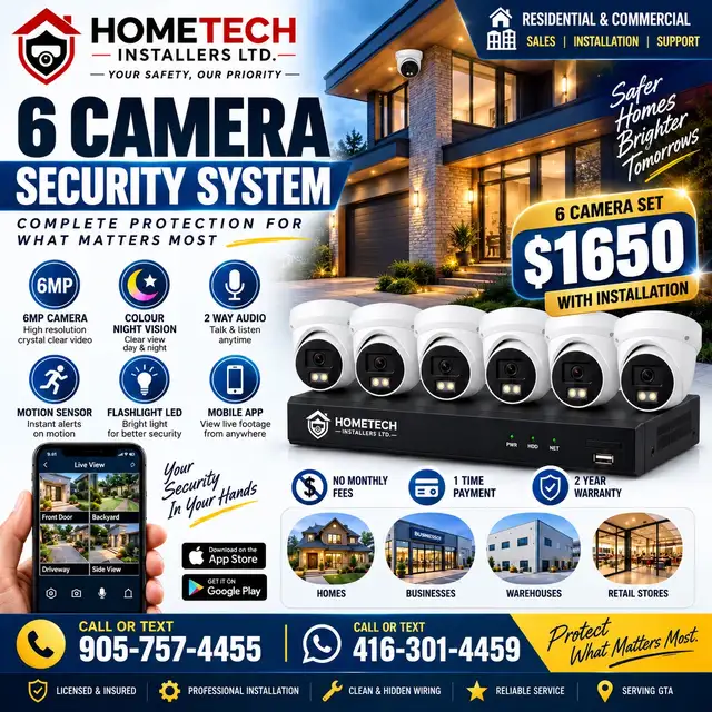 Security camera installation