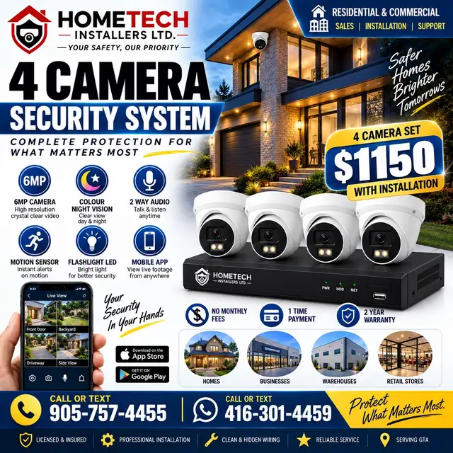 Security camera installatiom