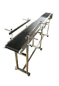 82.6'7.8' 110V PVC Belt Conveyor With Double Guardrails 230045